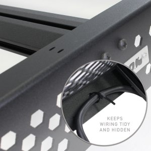 Toyota Tundra CrewMax Roof Rack - Go Rhino - Ceros Low Profile - Textured Black - `16-`21